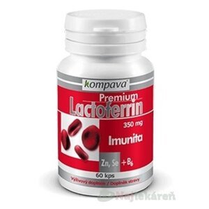 kompava Premium Lactoferrin výživový doplnok, 60ks