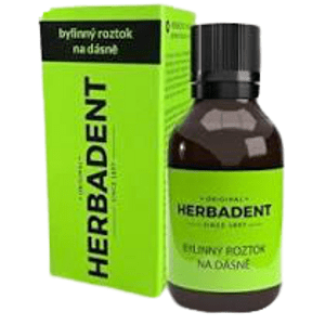 HERBADENT Original Bylinný roztok na ďasná 25ml