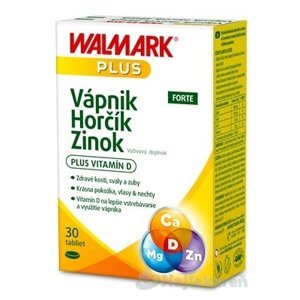 WALMARK Vápnik Horčík Zinok FORTE, 30 tbl