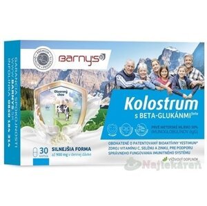 Barny's KOLOSTRUM s beta-glukánmi forte + darček