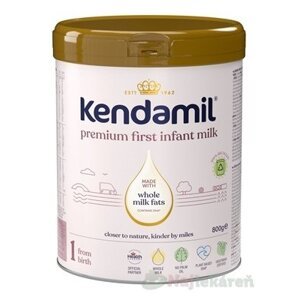 KENDAMIL Premium 1 DHA+ počiatočná mliečna dojčenská výživa (od narodenia) 800 g