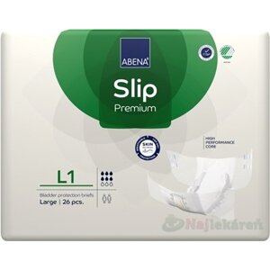 ABENA Slip Premium L1, inkontinenčné nohavičky (veľ. L), 26 ks