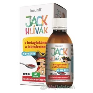 HLIVA JACK HLÍVÁK SIRUP glukány, laktoferín-Imunit