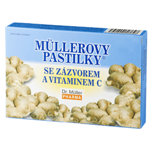 MÜLLEROVE PASTILKY so zázvorom 24 pastiliek