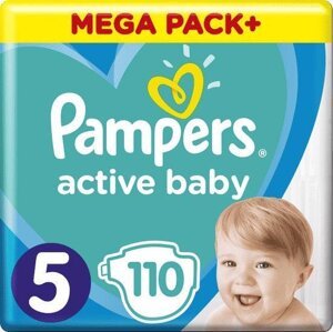 PAMPERS Plienky Active Baby 5 JUNIOR 11-16kg 110ks