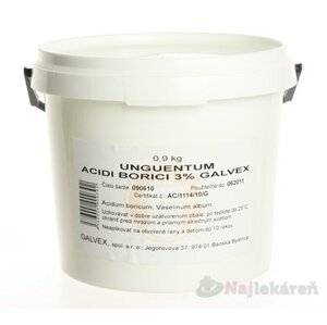 UNGUENTUM ACIDI BORICI 3% GALVEX 900g