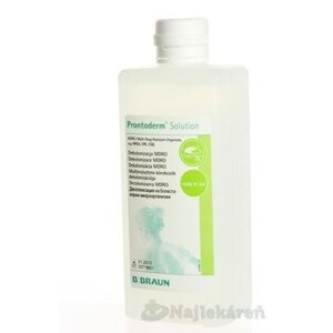 B.BRAUN PRONTODERM SOLUTION, roztok, antimikrobiálna bariéra 500 ml