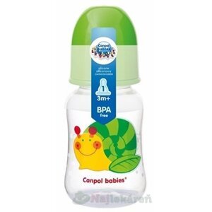 Canpol Babies Fľaša tvarovaná 125 ml