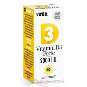 VIRDE Vitamín D3 Forte 2000 I.U.