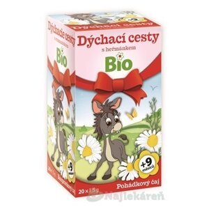 APOTHEKE ROZPRÁVKA bylinný čaj Dýchacie cesty s rumančekom Bio, 20x1,5g