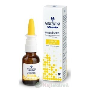 VINCENTKA NOSOVÝ SPREJ JUNIOR hypotonický 1x25 ml