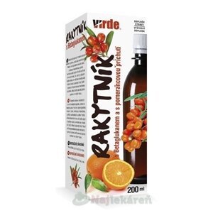 VIRDE RAKYTNÍK SIRUP výživový doplnok, 200ml