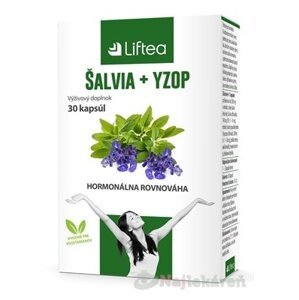 Liftea ŠALVIA + YZOP proti poteniu 30 kapsúl