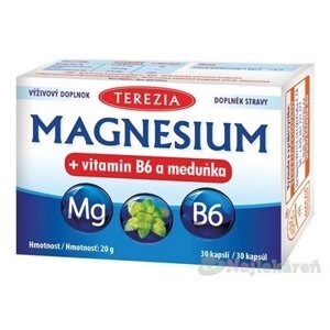 TEREZIA MAGNESIUM + vitamin B6 a meduňka (medovka) 30 ks