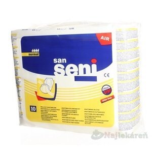 Seni SAN AIR NORMAL VKLAD. PLIENKY pre inkont. 32x64cm, savosť 1290ml, 10ks