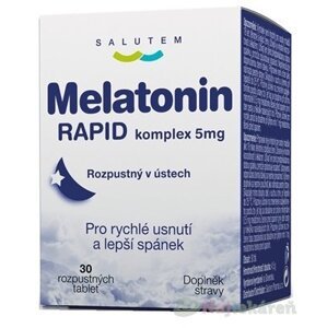 Melatonin RAPID komplex 5mg SALUTEM rozpustné tablety 30 ks