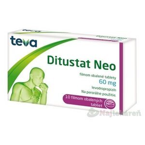 Ditustat Neo filmom obalené tablety 60 mg 10 tabliet