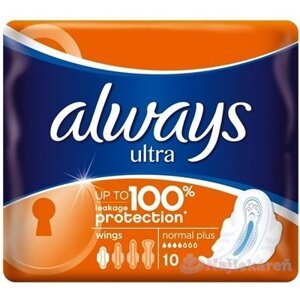 ALWAYS ULTRA NORMAL PLUS 10 hygienické vložky 10ks