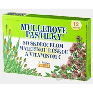 MÜLLEROVE PASTILKY SO SKOR. MAT. DÚŠKOU A VIT. C