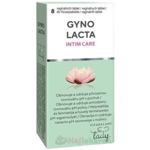 Vitabalans GYNOLACTA INTIM CARE vaginálne tablety 1x8 ks