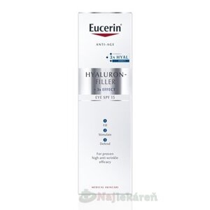 Eucerin HYALURON-FILLER + 3x EFFECT očný krém proti vráskam 15ml