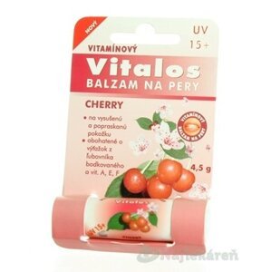 VITALOS Balzam na pery cherry SPF 15, vitamínový 1 ks