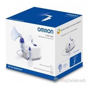 OMRON C102 Total INHALÁTOR kompresorový s nosnou sprchou 1 set