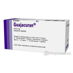 Guajacuran 200 mg 50 tbl