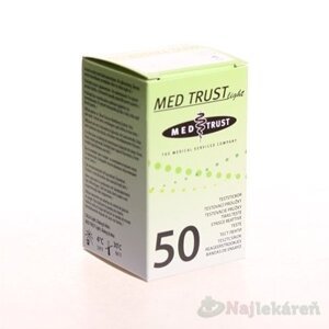 MED TRUST Light testovacie prúžky 50ks