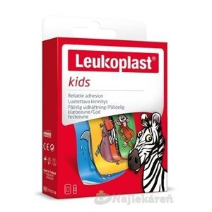 LEUKOPLAST KIDS  Náplasť na rany pre deti, 2 veľkosti 12ks