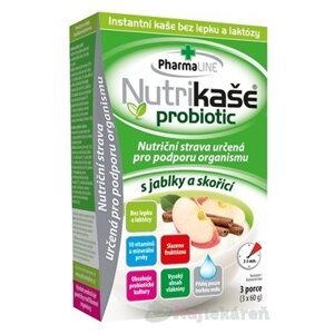 Nutrikaša probiotic - s jablkami a škoricou 3x60 g