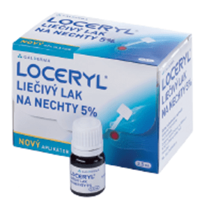 LOCERYL liečivý lak na nechty 5 %, 2,5 ml