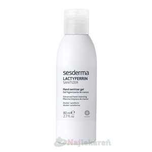 sesderma LACTYFERRIN SANITIZER Hand Gel dezinfekčný gél na ruky 80ml