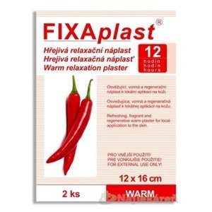 FIXAplast WARM Hrejivá relaxačná náplasť 2 ks