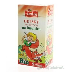 APOTHEKE BIO DETSKÝ BYLINNÝ ČAJ NA IMUNITU, 20x1,5 g