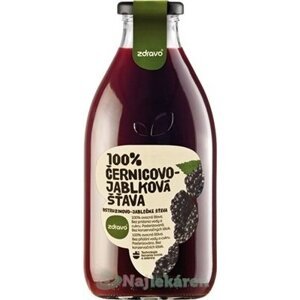 Zdravo 100% ČERNICOVO-JABLKOVÁ ŠŤAVA  0,75 l