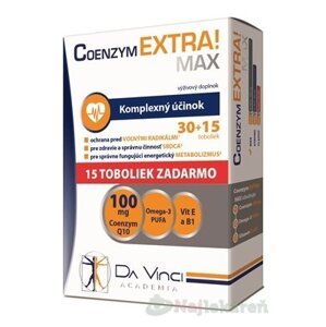 COENZYM EXTRA MAX 100MG - DA VINCI, 30+15 zadarmo (45 ks)