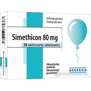 GENERICA Simethicon 80 mg 50 kapsúl