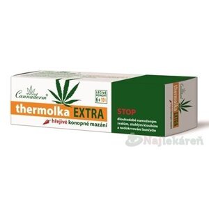 Cannaderm THERMOLKA EXTRA gél hrejivé na svaly a kĺby 150 ml