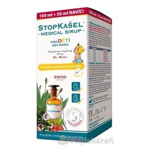 Dr.Weiss STOPKAŠEĽ Medical sirup OD 1 ROKU na prechladutie 150 ml