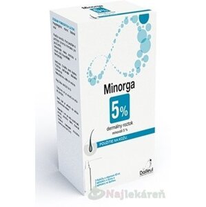 Minorga 5 % dermálny roztok 3x60ml