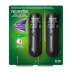 Nicorette Spray proti fajčeniu 2ks 13,2ml, mäta