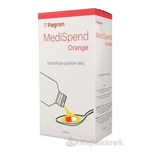 MediSpend Orange - uľahčenie prehĺtania liekov 250 ml