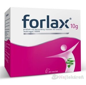 FORLAX 10 g 20 vreciek