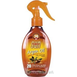 SUN ARGAN OIL opaľovacie MLIEKO SPF 20 200ml