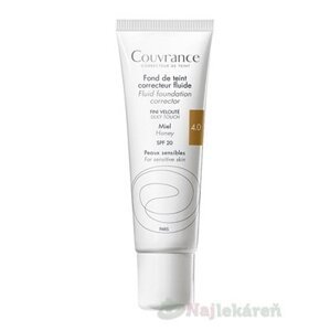 AVENE Couvrance Tekutý makeup SPF 20 tmavý odtieň (4.0) 30 ml