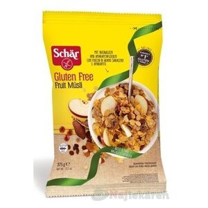 Schär Fruit Müsli, bezgluténové müsli s ovocím, 375g