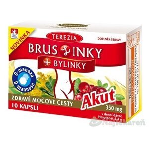 TEREZIA BRUSLINKY + BYLINKY Akut na močové cesty 10 kapsúl