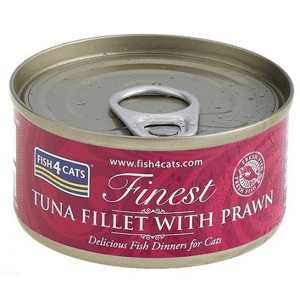 FISH4CATS Konzerva pre mačky Finest tuniak s krevetami 70g