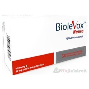 BIOLEVOX Neuro s kyselinou listovou a vitamínom B, 30tbl